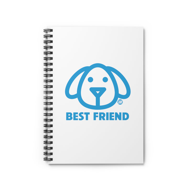 Load image into Gallery viewer, Best Friend Dog Spiral Notebook - Ruled Line, Cute Dog Notebook
