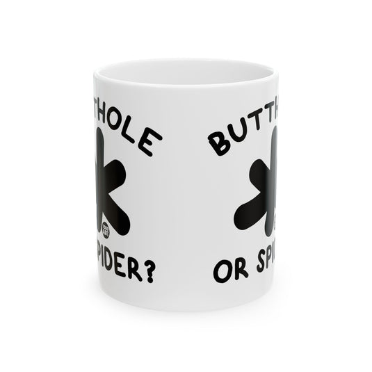 Butthole or Spider Coffee Mug