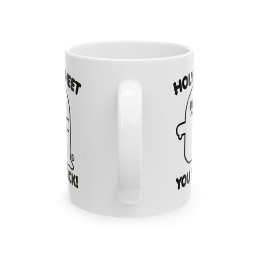 Holy Sheet You Suck Ghost Mug
