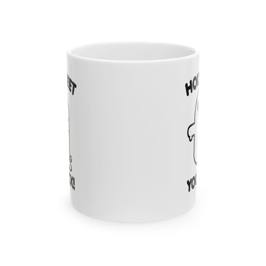 Holy Sheet You Suck Ghost Mug