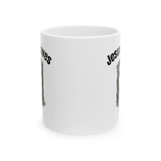 Jesus Shaves Mug