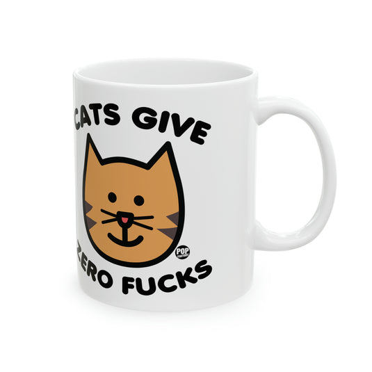 CATS GIVE ZERO Fucks 11oz Mug