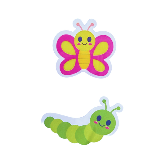 Boo Boo Buddies Bandages - Caterpillar and Butterfly