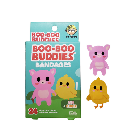 Boo-Boo Buddies Pig and Chick Bandages