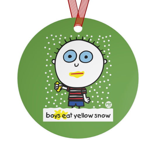 Boys Eat Yellow Snow Ornament