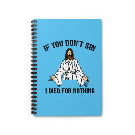 Jesus Sin Notebook