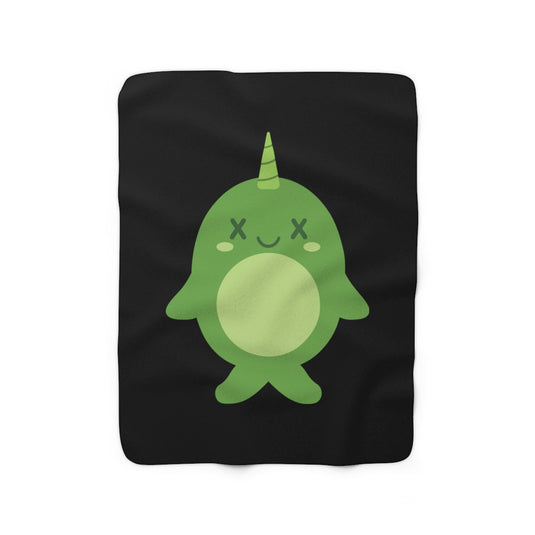 Deadimals Narwhal Blanket