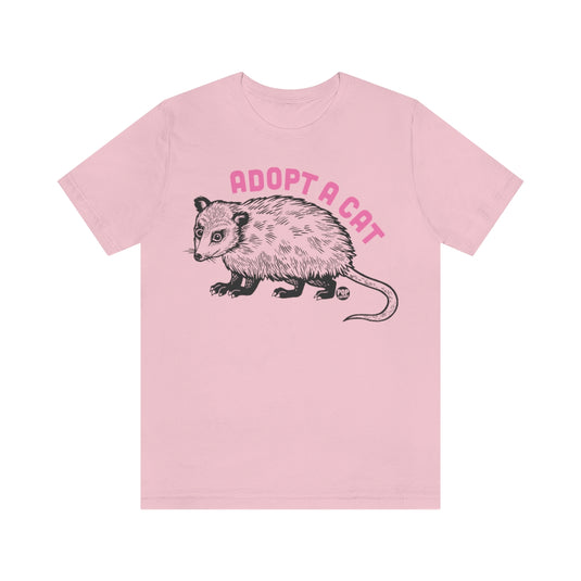 Adopt A Cat Possum Unisex Tee