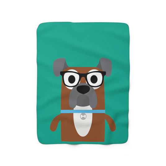 Bow Wow Meow Boxer Blanket