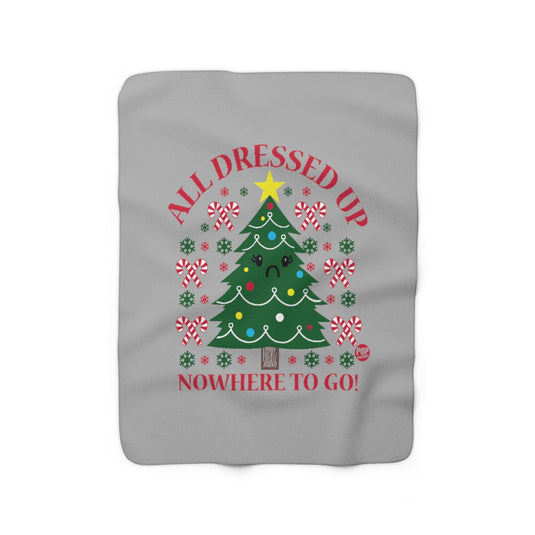 All Dressed Up Xmas Tree Blanket