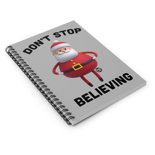 Don't Stop Believing Santa Toy Notebook