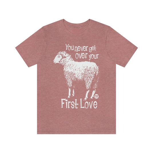 Never Get Over First Love Sheep Unisex Tee