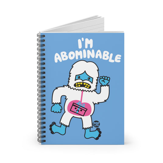 I'm Abominable Snowman Notebook