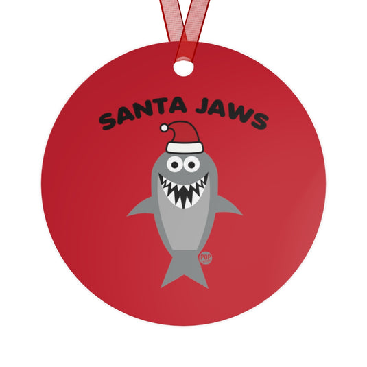 Santa Jaws Shark Ornament