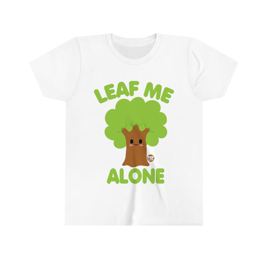 Leaf Me Alone Tree Youth Short Sleeve Tee