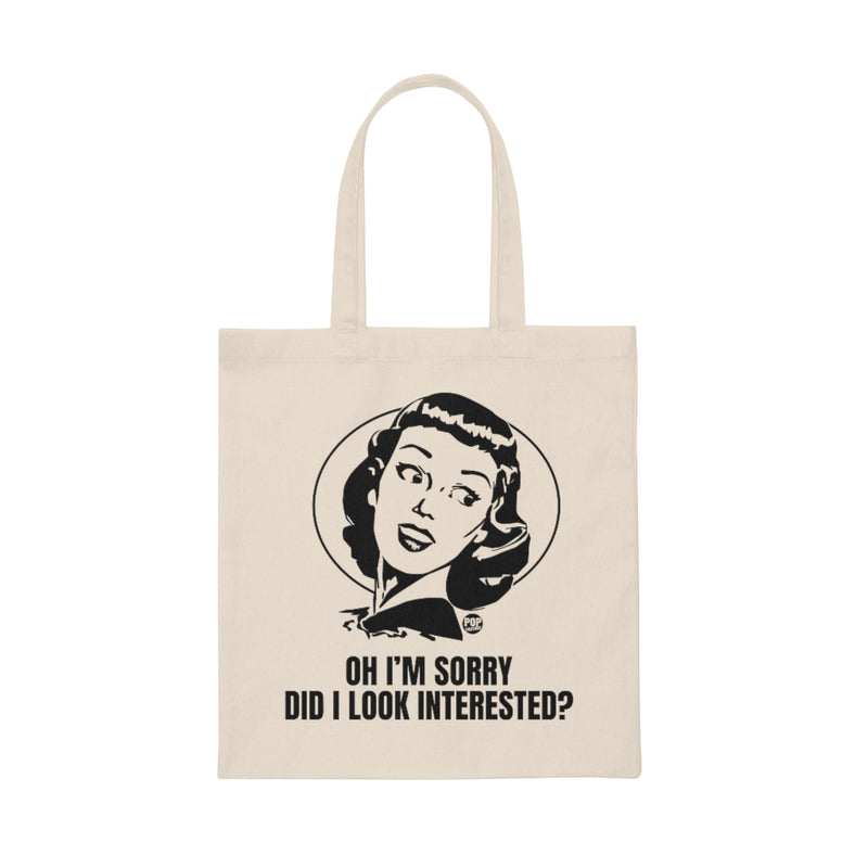 Load image into Gallery viewer, Did I Look Interested Retro Girl Tote
