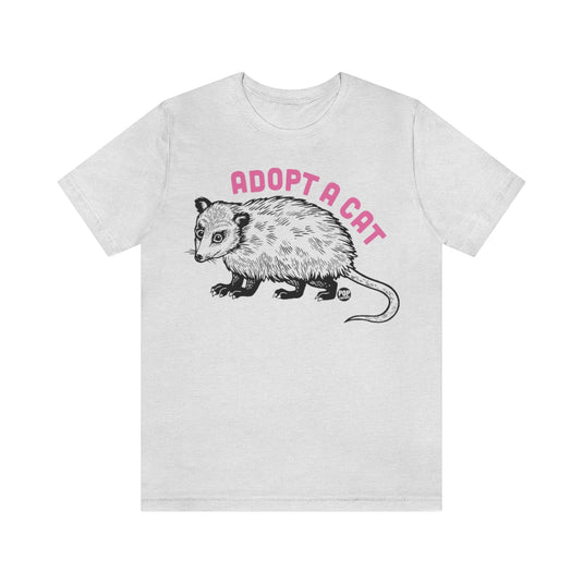 Adopt A Cat Possum Unisex Tee