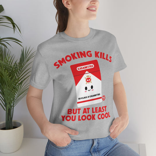Smoking Kills Cigarettes Unisex Tee