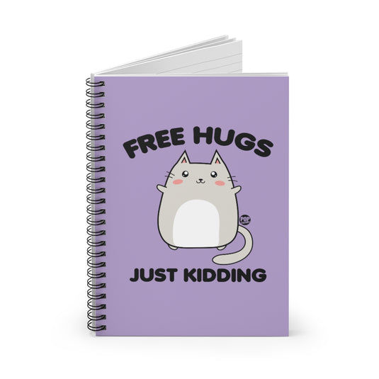 Free Hugs Cat Notebook