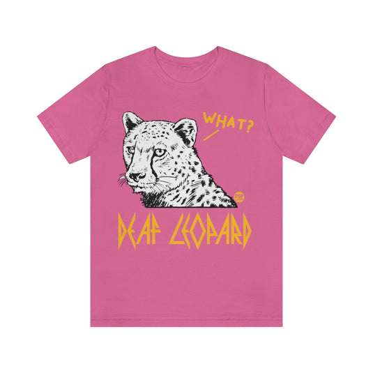 Deaf Leopard Realistic Unisex Tee