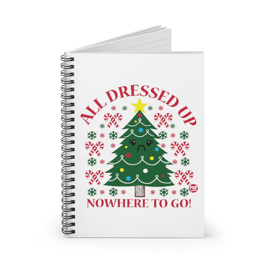 All Dressed Up Xmas Tree Notebook