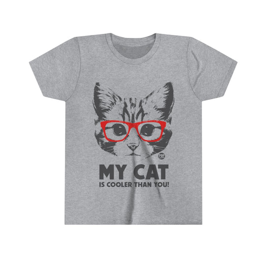 My Cat is Cooler Than You Youth Short Sleeve Tee