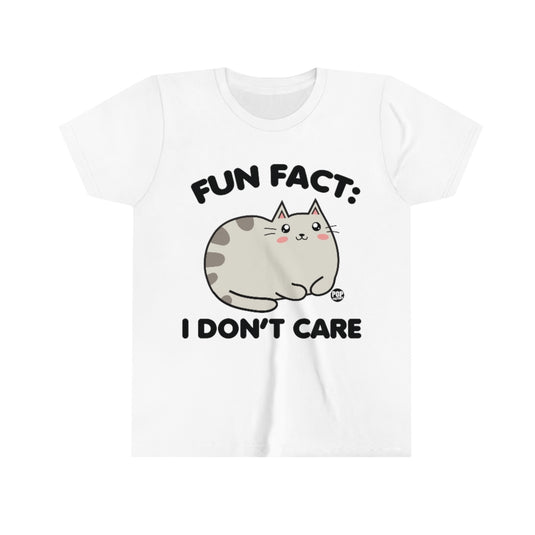 Fun Fact Cat Youth Short Sleeve Tee