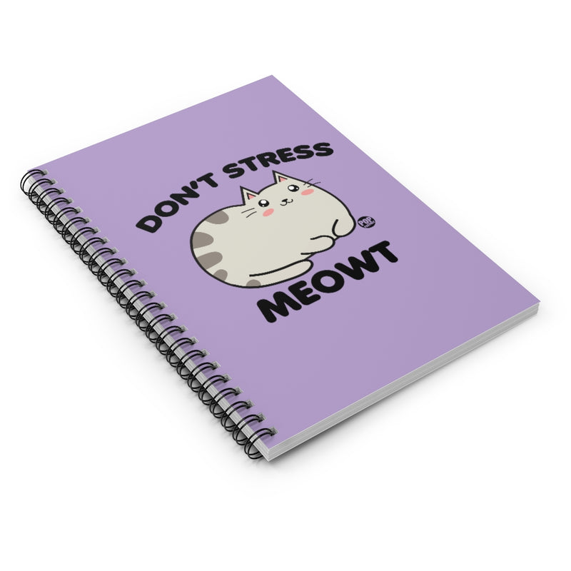 Load image into Gallery viewer, Don&#39;t Stress Meowt Notebook
