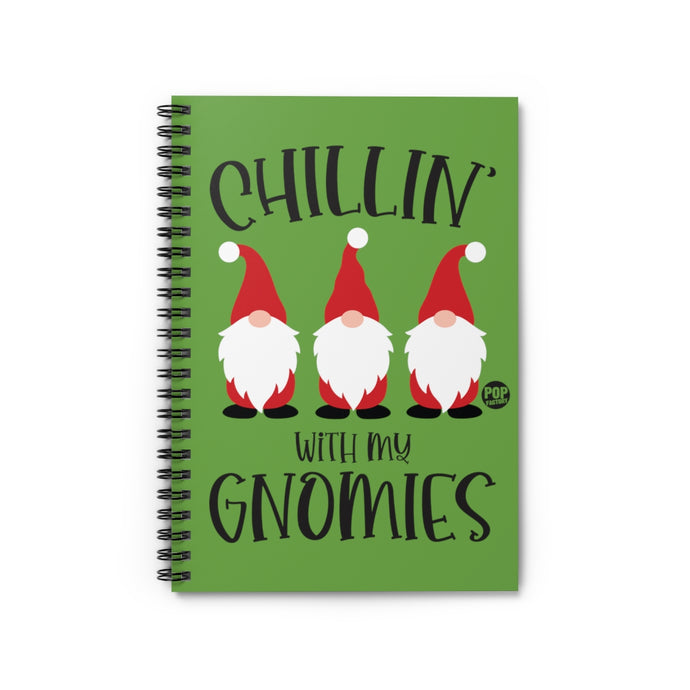 Chillin With My Gnomies Xmas Notebook