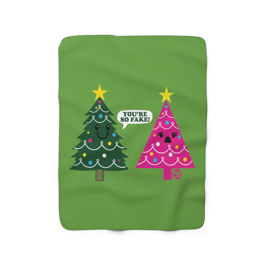 You're Fake Xmas Tree Blanket