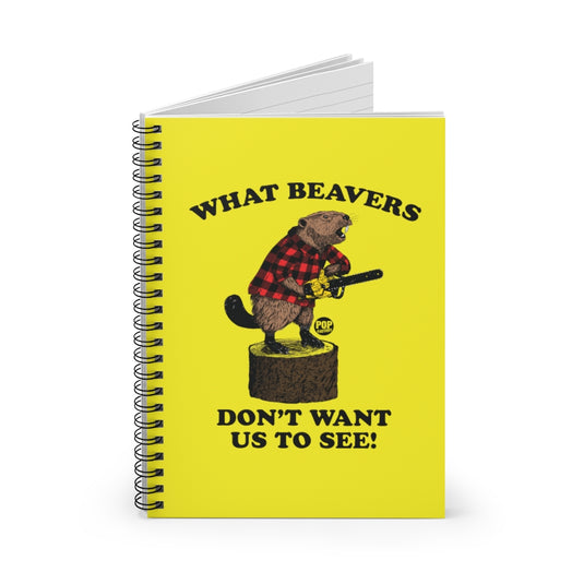 Beaver Chainsaw Notebook