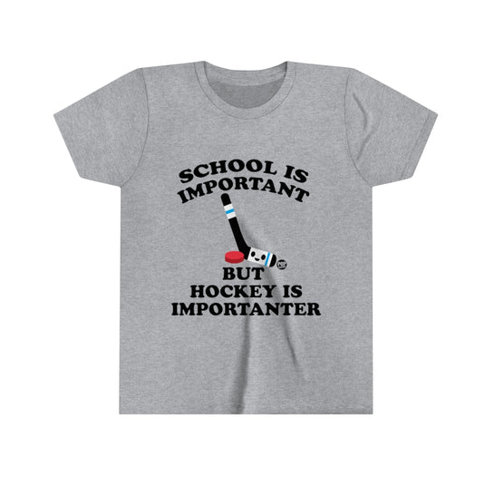 Hockey is Importanter Youth Short Sleeve Tee