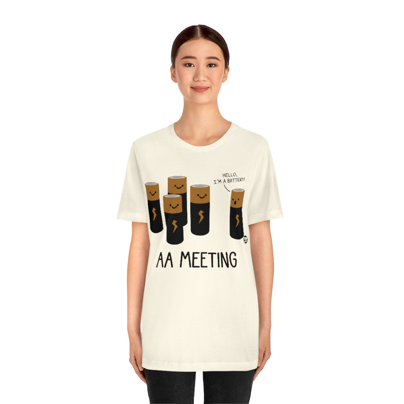 Load image into Gallery viewer, AA Meeting Unisex Tee
