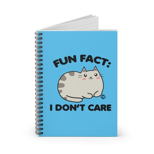 Fun Fact Cat Notebook