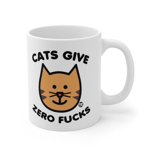 Cats Zero Fucks Mug