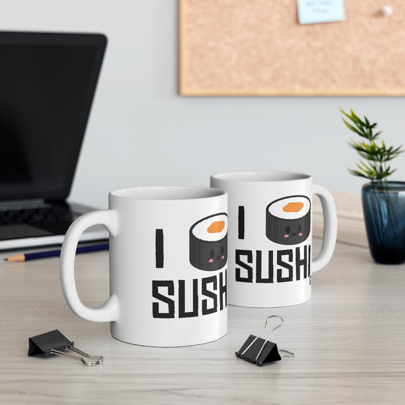 Load image into Gallery viewer, I Love Sushi Roll Mug
