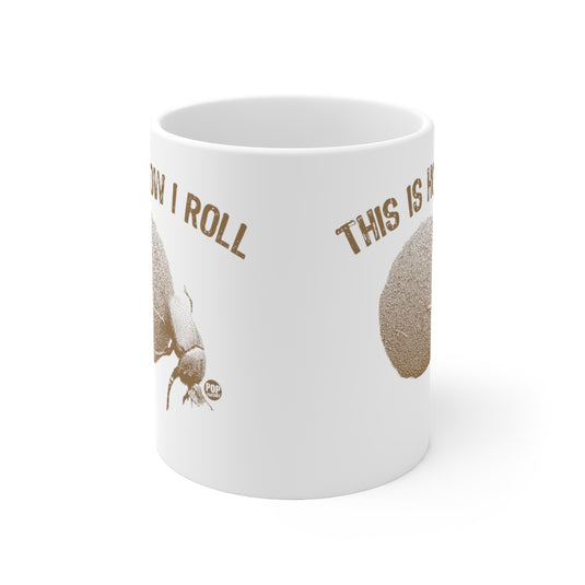 How I Roll Dung Beetle Mug