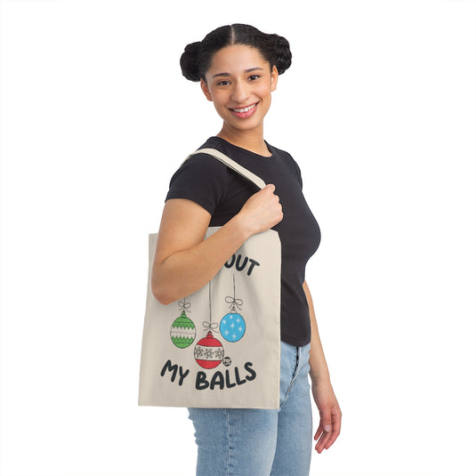 Check Out My Balls Xmas Tote