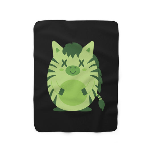 Deadimals Zebra Blanket