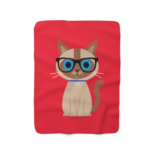 Bow Wow Meow Siamese Blanket