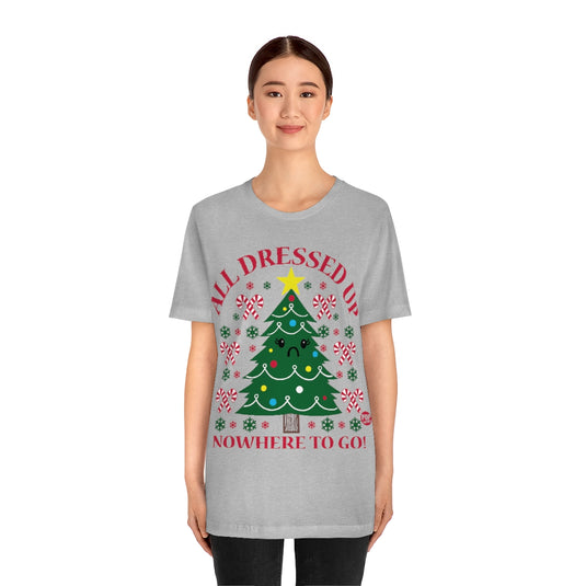 All Dressed Up Xmas Tree Unisex Tee