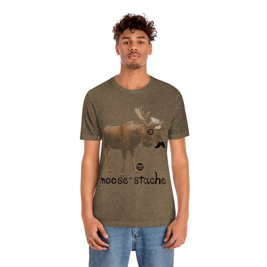 Moose Stache Unisex Tee