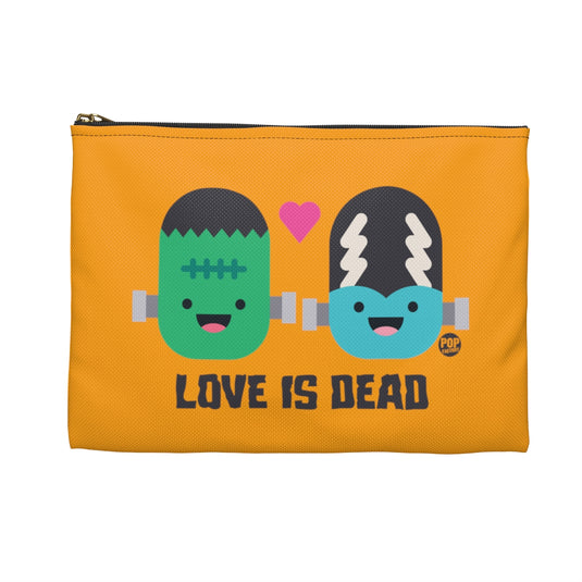 Love Is Dead Frankenstein Zip Pouch
