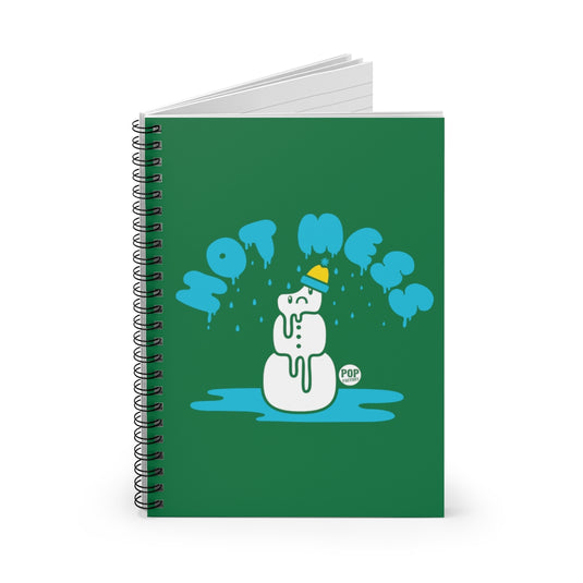Hot Mess Snowman Notebook