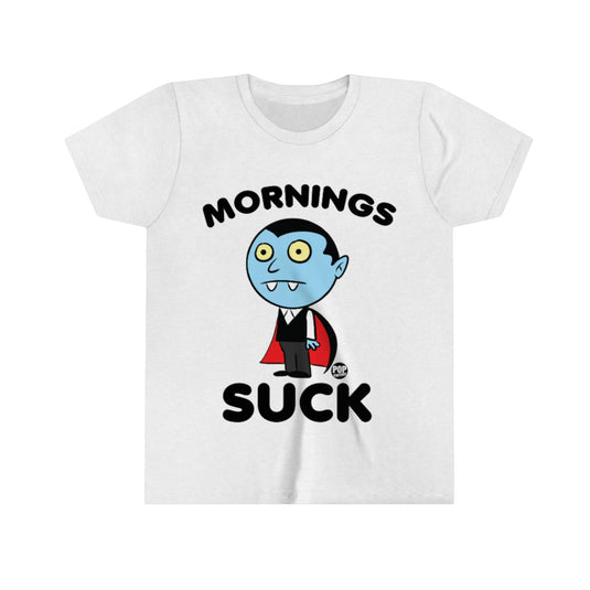 Morning Suck Dracula Youth Short Sleeve Tee