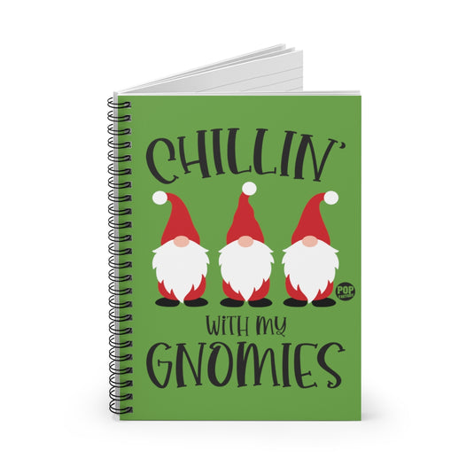 Chillin With My Gnomies Xmas Notebook