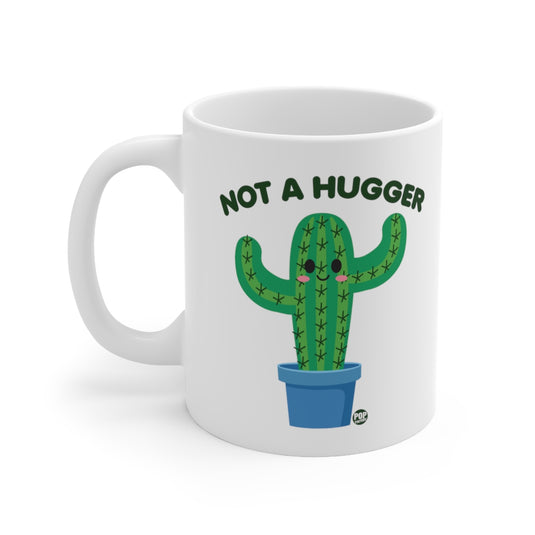 Not A Hugger Cactus Mug