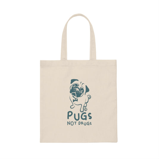 Pugs Not Drugs Tote