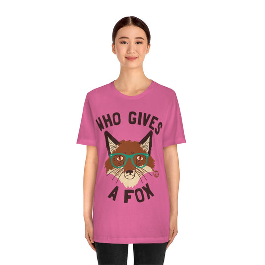 Who Give A Fox Unisex Tee
