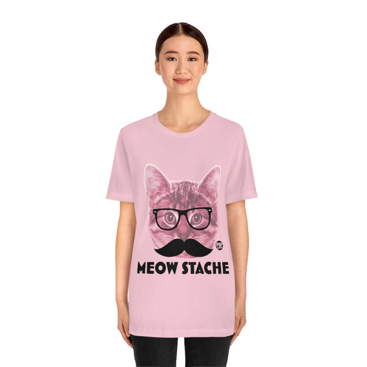 Meow Stache Unisex Tee